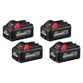 48-11-1862-48-11-1862 Milwaukee Power Tool Accessories Lithium-ion High Output 6.0ah Battery 4-pack