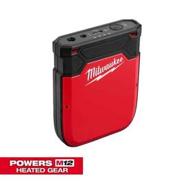 48-11-2330 Milwaukee M12 Heated Gear Power Source With App Control Usb-c Bi-directional Charging