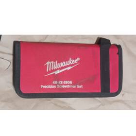 48-22-2506 Milwaukee Precision Screwdriver Set 4pc With Red Black Bag Case