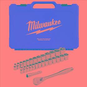 48-22-9088 Milwaukee Electric Tools 29pc 3/8 Inch Drive Metric And Sae Ratchet