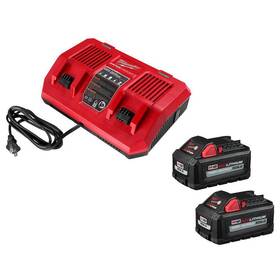 48-59-1802-48-11-1862 Milwaukee Home M18 18 - Volt Lithium-ion Dual Bay Rapid Battery Charger Pack