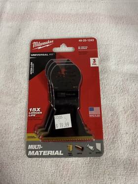 49-25-1243 Milwaukee Open-lok Anchor New 3 Pak