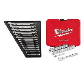 Milwaukee 882346294271 Metric Wrench Mechanics With 1/4 Inch Ratchet/socket Tool Set 40-piece