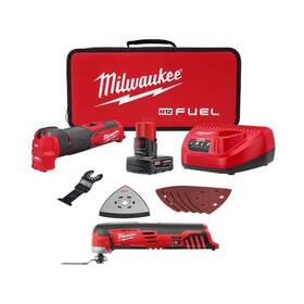 Milwaukee 882346321588 M12 Fuel 12v Cordless Oscillating Multi-tool Kit With 4.0 Ah Battery Charger