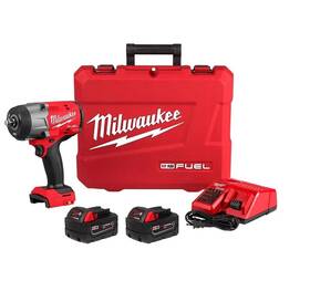 Mlw2967-22 Milwaukee Tool M18 Fuel 1/2 Inch High Torque Impact Wrench With Friction Ring Kit