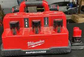 Mlw48-59-1807 Milwaukee Tool M18 And M12 Rapid Charge Station Batteries Included