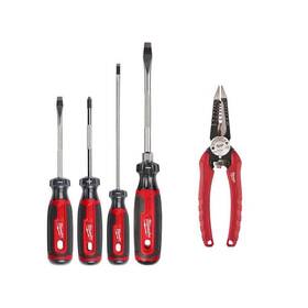 Mt200-4-48-22-3079 Milwaukee Screwdriver Set 6-in-1 Electricians Wire Strippers Pliers 5-piece