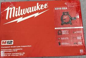3318-22a Milwaukke Milwaukee M12 12v 65 Ultra Flex Compact Inspection Camera Kit