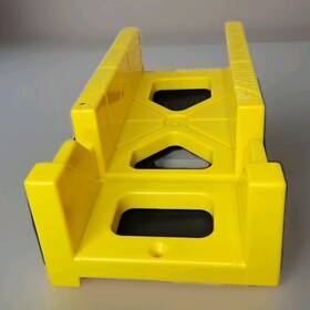322pmb12 Miter Box 12 Inch - Ruled Edge 45 And 90 Degree Fixed Cut Angles Plastic