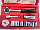 Mm812 Master Mechanic Vintage Technician Tools Kit Socket Wrench Set Pcs