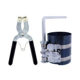 Mmondod 614591221784 Car Engine Piston Ring Installer Removal Kit - Black