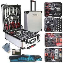 Zjx006 Mole Bean Tool Sets For Men Box With Tools Kit Rolling Compl