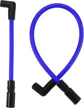 Dyna-409bl Motoforti 2 Pcs 10.4mm 10mm Spark Plug Wire Kit For Big Twin Fxd Dyna 2000-2017 Blue