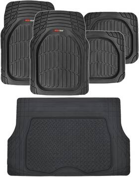 Mt-884-bk Motor Trend Mt-921-bk Flextough Deep Dish Heavy Duty Rubber Floor Mats And Cargo Liner For T