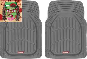 Mt-923-bk Motor Trend Nmm 2 Piece Front Car Floor Mats- Gray Flextough Contour Liners-deep Dis