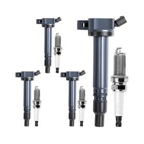 Uf487 Motorevo 96355 Ignition Coils Pack And Iridium Spark Plugs Compatible With Toyota Camry