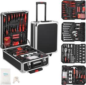 Xb5pvbdwlmixvsxq3wkywqp0ej Movecom 800-piece Mechanic Tool Set In Aluminum Trolley Case For Home Repair And Diy