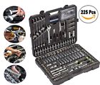 Mt225a Pcs Mechanic Tool Kits Auto Bikes Diy Reparing Sockets Ratchets