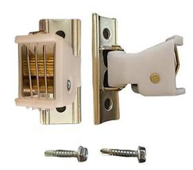 N C Morin 766746210065 6 Roman Shade Cord Lock With 3/4 Inch Self Drill Screws - Window Blind Locks