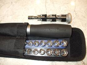 5996331 Nebo Racheting Right Angle Nut Driver Screwdriver Rare Tool Kit Really Cool L K