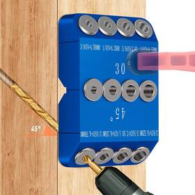 Neitra 726084793606 30 45 90 Angled Drill Guide Jig For Cable Railing Lag Screw Kit Wood Post
