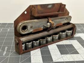 1438900 New Britain None Better Machine Company Hex Drive Socket Set No.1438900 Rusty