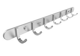 Nheny 191813935839 304 Stainless Steel Brushed Nickel Coat Hook Hanger Wall Mounted 17inch