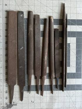 9pic Nicholson Nicholson/ Simone S Metal File Lot