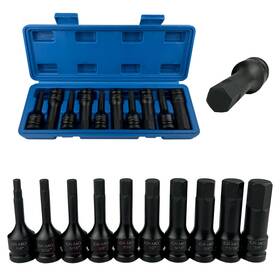 Nb1560 Ningbro 10pcs 1/2 Inch Drive Sae Impact Hex Bit Socket Set Master Allen Socke