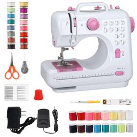 Ninus-frj505b-fen Ninonly Mini Sewing Machine For Beginners Portable Electric With Dual