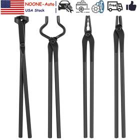 Noqp054 No-auto Knife Making Tongs Set Knifemaking Blacksmith Anvil Forge Vise Bladesmith Tools