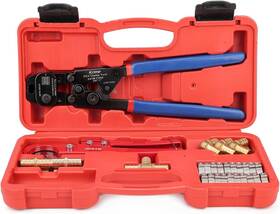 Crp-1096f Nobrand Pex Clamp Tool Kit With 20 Rings 12 Fittings Cutter