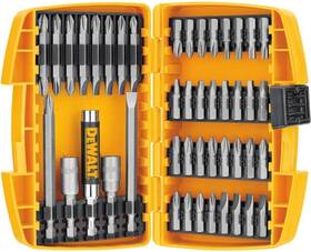 Dw2166 Nobrand 45-piece Screwdriver Bit Set With Tough Case Grey/silver