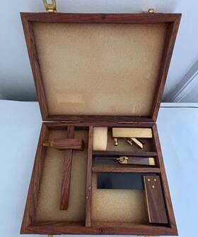 09314105 Nuline Professional Tools Boxed Mini Woodwork Tool Set Marking Gauge Bevel Square Plane #09314105