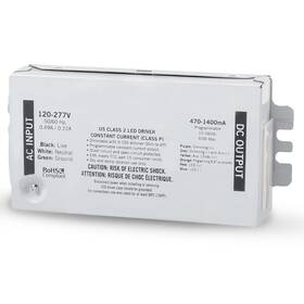 Ohlectric 655471422341 40 Watt Constant Current Programmable Compact Led Driver - 120-277 Volt Dim