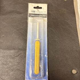 Ok Industries 811490010598 Uw5 Wire Unwrap Tool Lh/rh 20-26 Awg Yellow