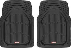 Onestop-stores 445022173142 2 Piece Front Car Floor Mats- Black Flextough Contour Liners-deep Dish Heavy Du