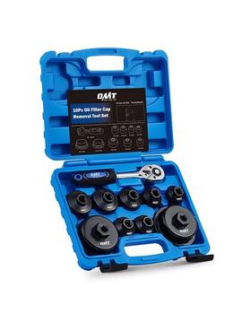 A001-00 Orion Motor Tech Oil Filter Wrench Set 10pc Socket 3/8 Inch Driv