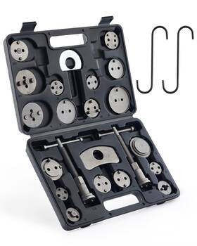 Cwbbk2200 Orion Motor Tech 24pc Brake Caliper Compression Tool Set With Case Black