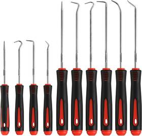 Pahiuii 445018719712 10pcs Hook And Pick Set - Precision Tools For Automotive O-ring Seal Gasket