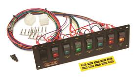 8-switch Painless 749823502017 Performance 50201 Dash Mount Panel For Use With 50001 Harness