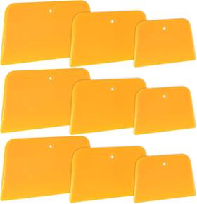 B004-xmkj590-tmrgb-x3 Peasug Body Filler Spreader 9 Pack Reusable Plastic Tool For Automotiv