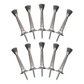 Pr-4753-2880301 Pemberly Row Solid Rigid Steel Cast Door Stop In Satin Nickel 10 Pack