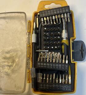 Performance Tool Ws178 V2 40-piece Precision Screwdriver Set With Bits And Box