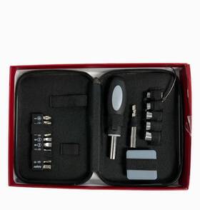 Perry Ellis 015712052650 Mens 19-piece Home Tool Set Screwdriver Kit