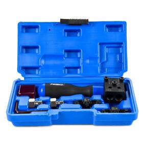 Pesiko Pst167501 7-piece Brake Line Flaring Tool Kit For 3/16 Inch And 1/4 Lines Sae Double Flare