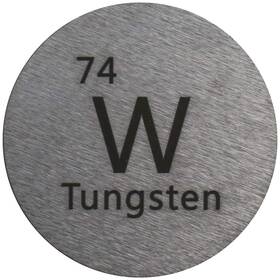 Pfs Pfs-w24.26-disc99.95 Tungsten W 24.26mm Metal Disc 99.95% Pure Collection Or Experiments