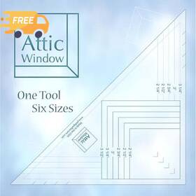 Phillips Fiber Art 445006367314 Attic Windows Craft Tool Multi-size 6-in-1 Versatile Design
