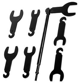 Xlb-1089-bk Piodelo 8pcs Pneumatic Fan Clutch Wrench 43300 Removal Tool Kit Auto Rep