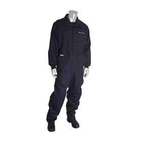 9100-2170d Pip 9100-2170d/m Us Mens Medium Navy Cotton/nylon Ar/fr Dual Certified Coveralls 2-pockets Hook